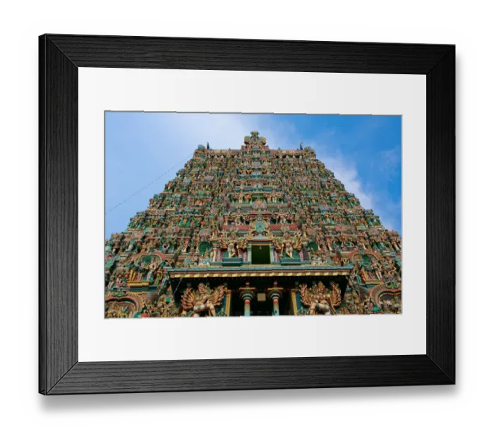 Framed Print : Gate tower of Meenakshi Amman Temple Framed Print : Gate tower of Meenakshi Amman Temple