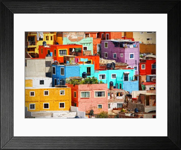 Framed Print : Cultural colonial cities of Mexico Framed Print : Cultural colonial cities of Mexico