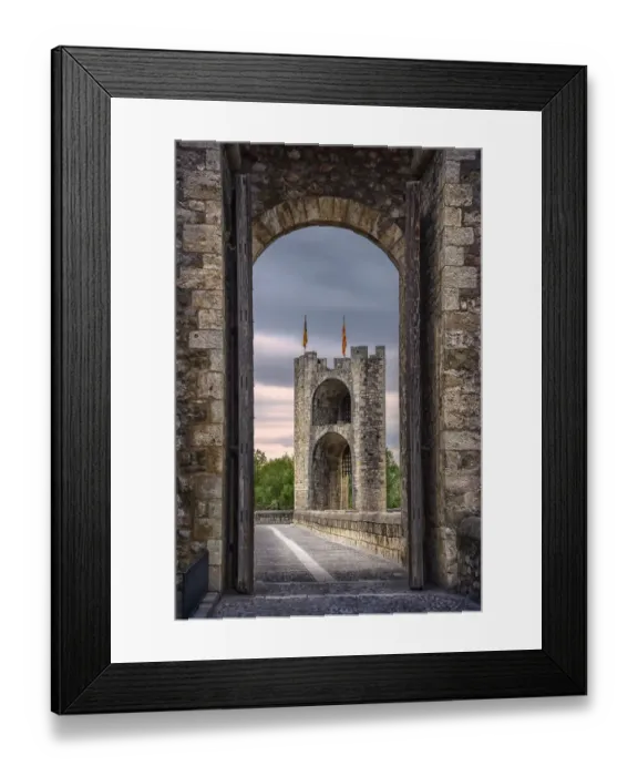 Framed Print : Sunset shot Besalu Roman bridge (Catalunya) Framed Print : Sunset shot Besalu Roman bridge (Catalunya)
