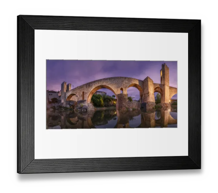 Framed Print : Sunset shot Besalu Roman bridge (Catalunya) Framed Print : Sunset shot Besalu Roman bridge (Catalunya)