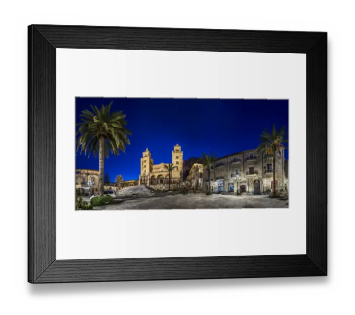 Framed Print : Italy, Cefalu, norman cathedral Framed Print : Italy, Cefalu, norman cathedral