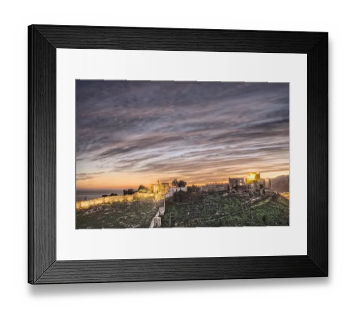 Framed Print : Alcazaba sunset Framed Print : Alcazaba sunset