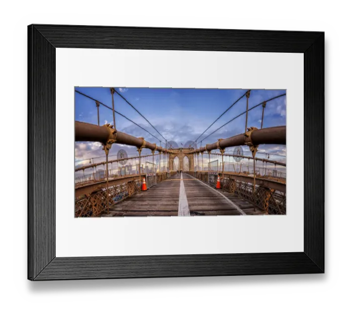 Framed Print : Brooklyn Bridge, New York, USA Framed Print : Brooklyn Bridge, New York, USA
