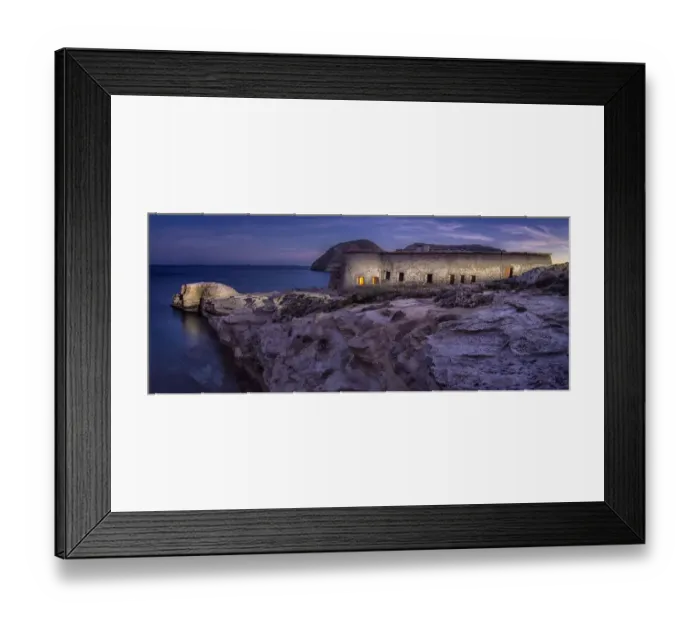 Framed Print : Castle of San RamAon in Rodalquilar Framed Print : Castle of San RamAon in Rodalquilar