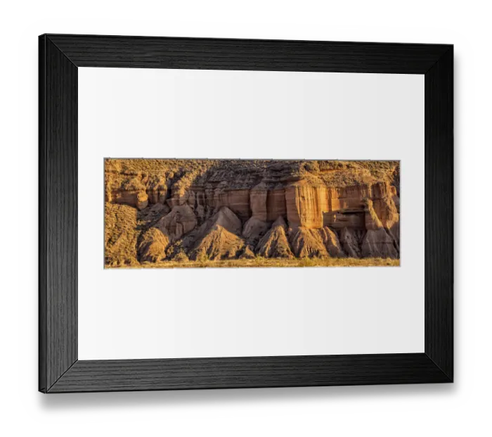 Framed Print : Panorama of Almerias desert, Spain