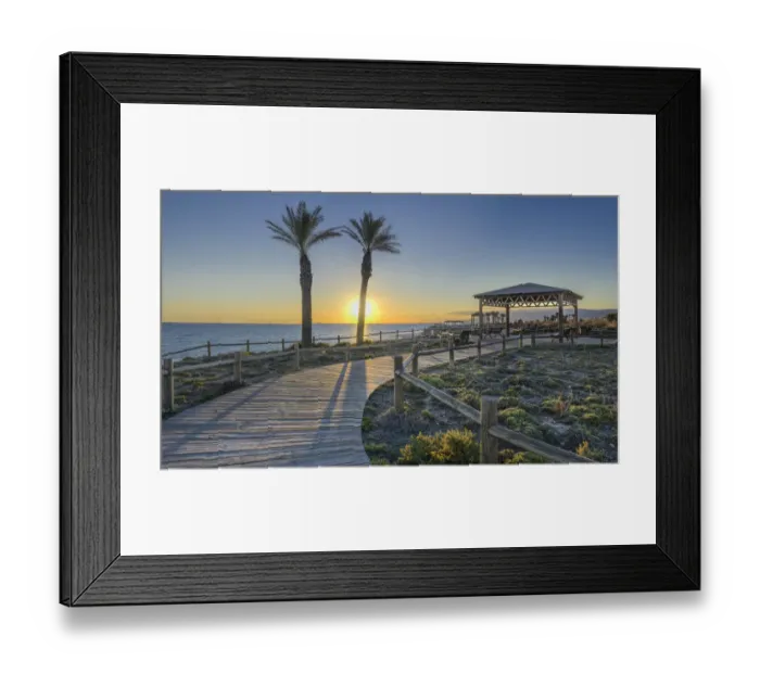 Framed Print : Promenade of El Toyo, Almeria, Andalusia, Spain Framed Print : Promenade of El Toyo, Almeria, Andalusia, Spain