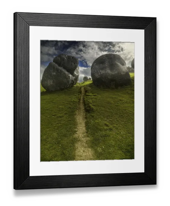 Framed Print : Castell Hill, New Zealand Framed Print : Castell Hill, New Zealand