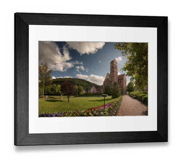 Framed Print : Alpirsbach monastery church, Black Forest, Germany Framed Print : Alpirsbach monastery church, Black Forest, Germany