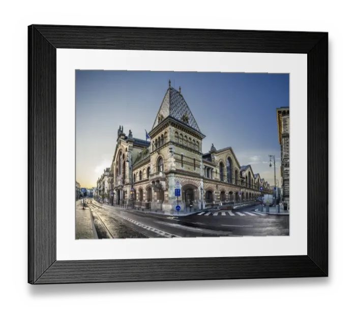 Framed Print : The Big Market Hall, Budapest, Hungary Framed Print : The Big Market Hall, Budapest, Hungary