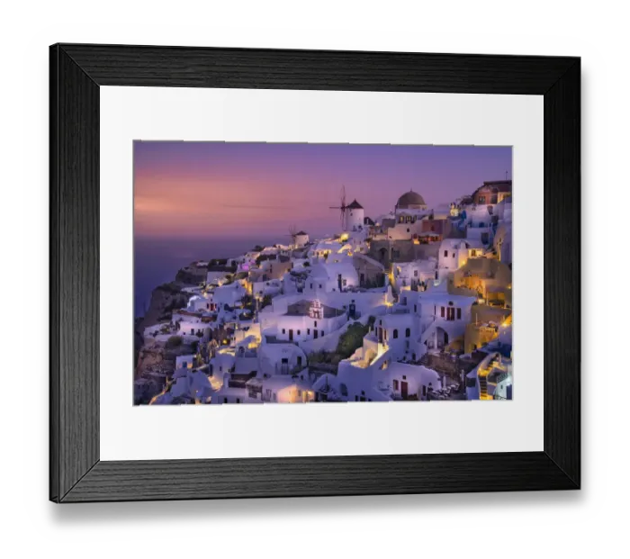 Framed Print : Oia, Santorini, Greece Framed Print : Oia, Santorini, Greece