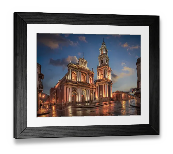 Framed Print : San Francisco Church - Salta, Argentina