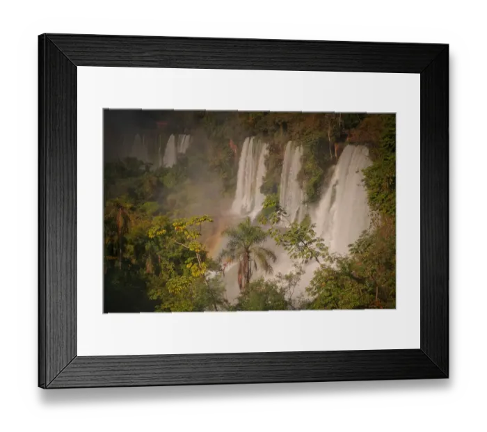 Framed Print : Part of The Iguazu Falls seen from the Argentinian National Park, Misiones, Argentina Framed Print : Part of The Iguazu Falls seen from the Argentinian National Park, Misiones, Argentina