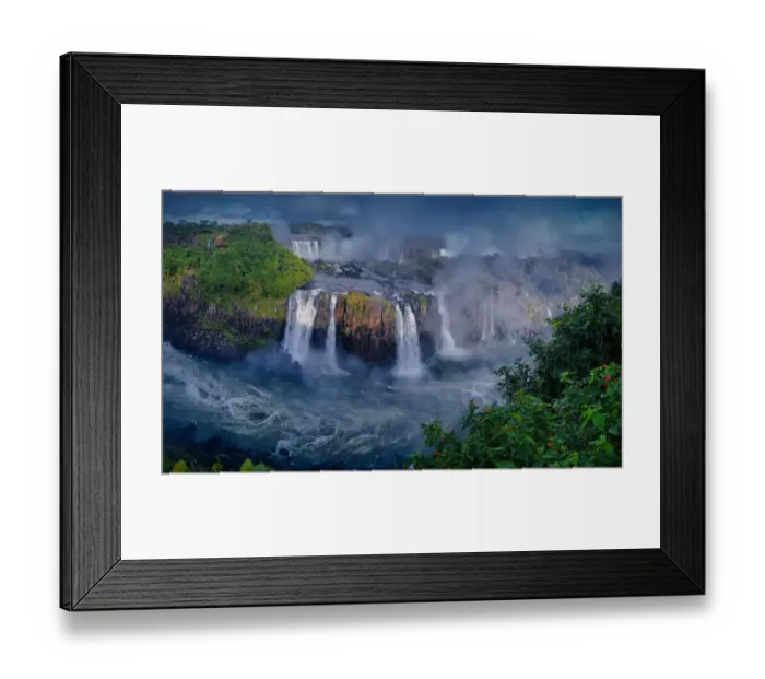 Framed Print : Part of The Iguazu Falls seen from the Brazilian National Park, ParanAa, brazil Framed Print : Part of The Iguazu Falls seen from the Brazilian National Park, ParanAa, brazil
