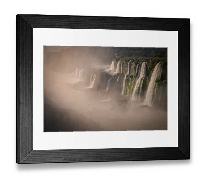 Framed Print : Part of The Iguazu Falls seen from the Argentinian National Park, Misiones, Argentina