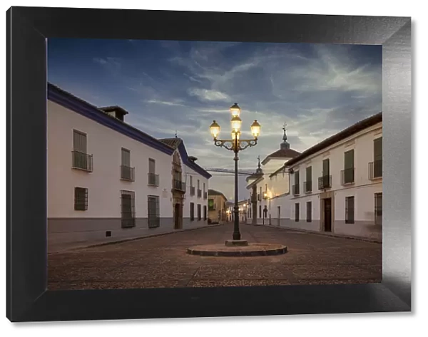 Plaza de Santo Domingo at the old town of Almagro, Castilla La Mancha, Spain