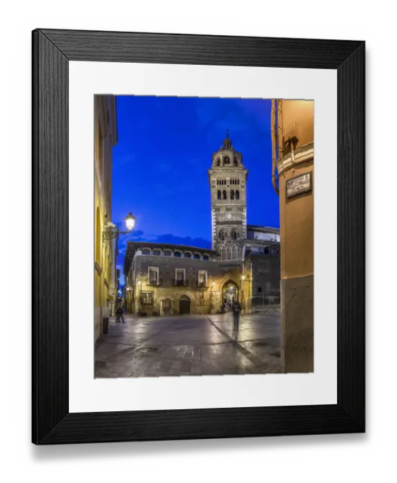Framed Print : Cathedral of Teruel at dawn, AragAon, Spain Framed Print : Cathedral of Teruel at dawn, AragAon, Spain