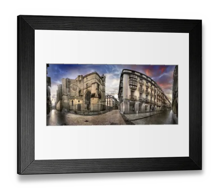 Framed Print : Old City, San Sebastian, Donostia, Guipuzcoa, Baque Country, spain