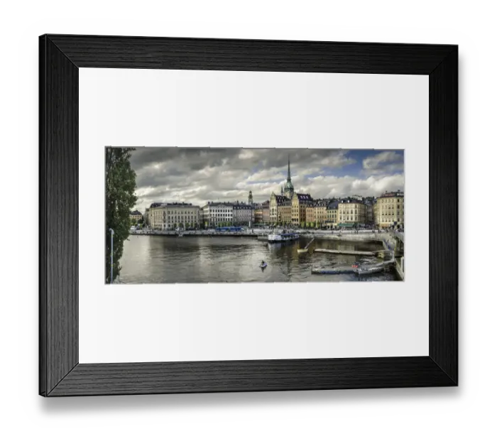 Framed Print : Panoramic view of Gamla Stand district, Stockholm, Sweden Framed Print : Panoramic view of Gamla Stand district, Stockholm, Sweden