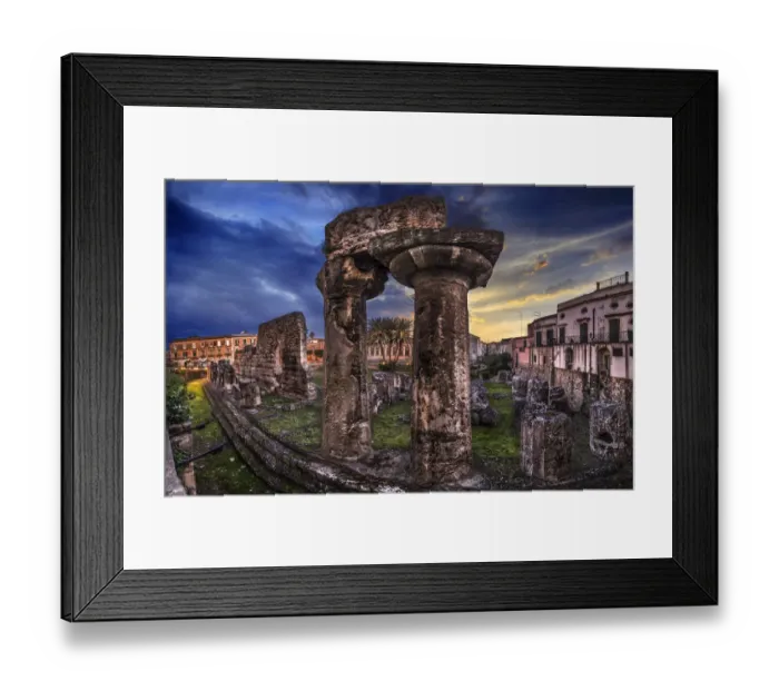 Framed Print : Tempio di Apollo, Siracusa, Sicily Framed Print : Tempio di Apollo, Siracusa, Sicily