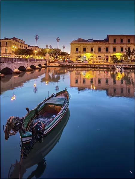 Seafront of Ortygia Island in Syracuse, Sicily, Italy