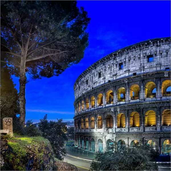 Coliseum, The Flavian Amphitheater in Rome, Italy