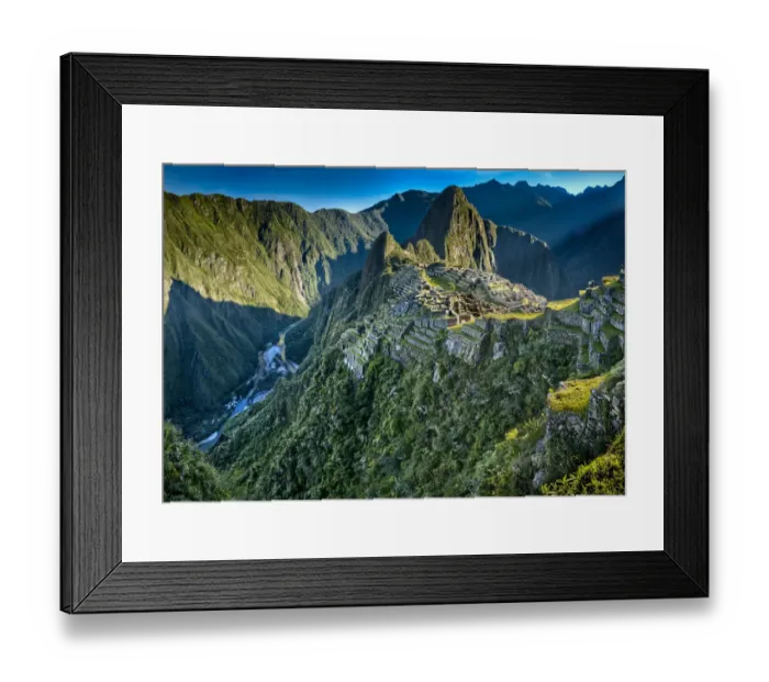 Framed Print : Archaeological site Machu Pichu, Cusco, Peru Framed Print : Archaeological site Machu Pichu, Cusco, Peru