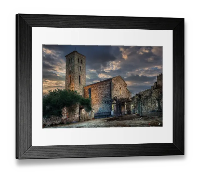 Framed Print : Church of Santa MarAia del castillo in the town of Buitrago de Lozoya, Madrid, Spain Framed Print : Church of Santa MarAia del castillo in the town of Buitrago de Lozoya, Madrid, Spain