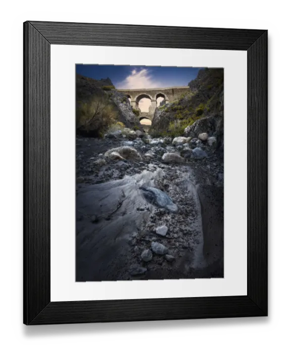 Framed Print : La Puente, Alhama de Almeria, Almeria, Andalucia, Spain Framed Print : La Puente, Alhama de Almeria, Almeria, Andalucia, Spain