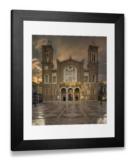 Framed Print : Metropolitan Cathedral in Athens, Attica, Greece Framed Print : Metropolitan Cathedral in Athens, Attica, Greece