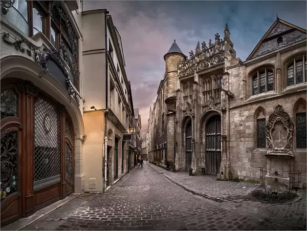 Rue Saint Romain, Rouen, France