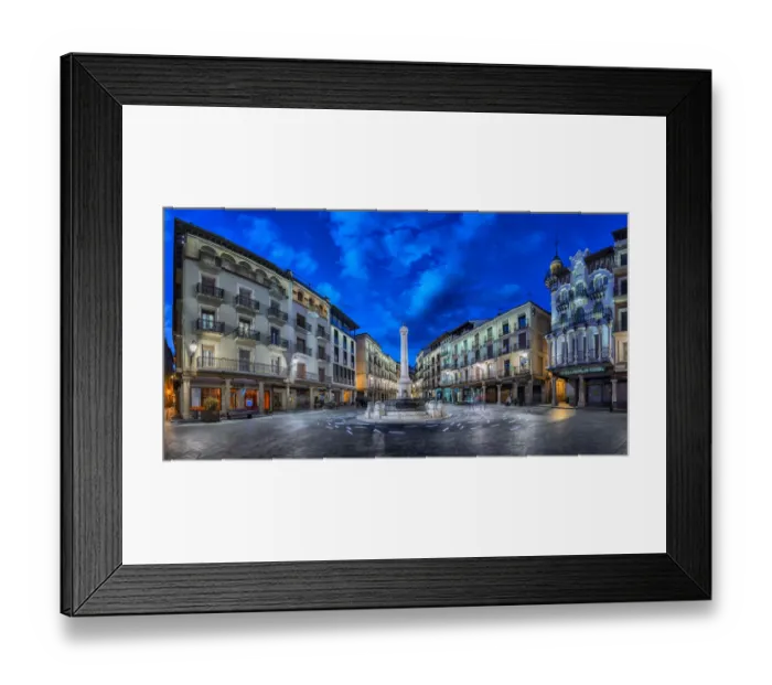Framed Print : Plaza del Torico, Teruel, Aragon, Spain Framed Print : Plaza del Torico, Teruel, Aragon, Spain