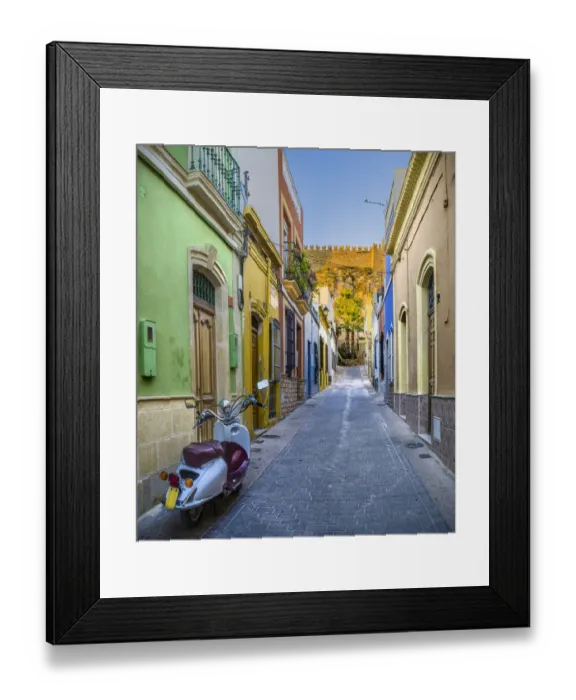 Framed Print : La Almedina in Almeria, Spain