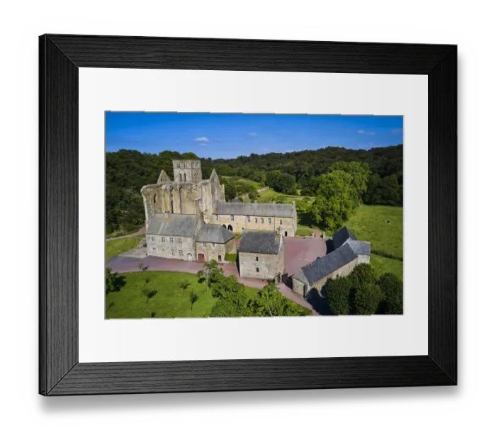 Framed Print : France, Normandy, Manche department, Cotentin, Hambye, Hambye abbey, from 12 century Framed Print : France, Normandy, Manche department, Cotentin, Hambye, Hambye abbey, from 12 century