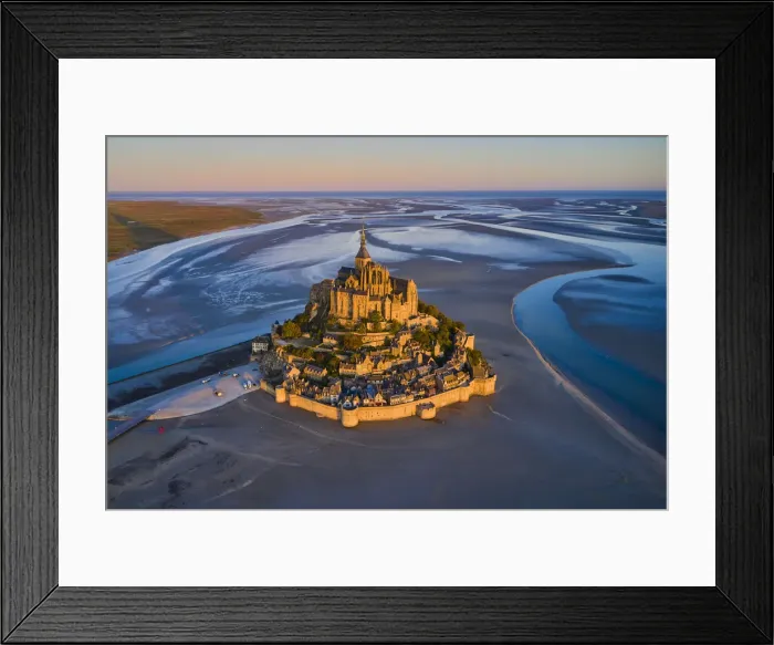 Framed Print : France, Normandy, Manche department, Bay of Mont Saint-Michel Framed Print : France, Normandy, Manche department, Bay of Mont Saint-Michel