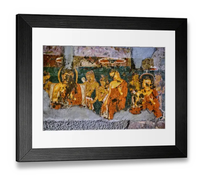 Framed Print : India, Maharashtra, Ajanta cave temple Framed Print : India, Maharashtra, Ajanta cave temple