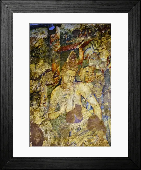 Framed Print : India, Maharashtra, Ajanta cave temple Framed Print : India, Maharashtra, Ajanta cave temple