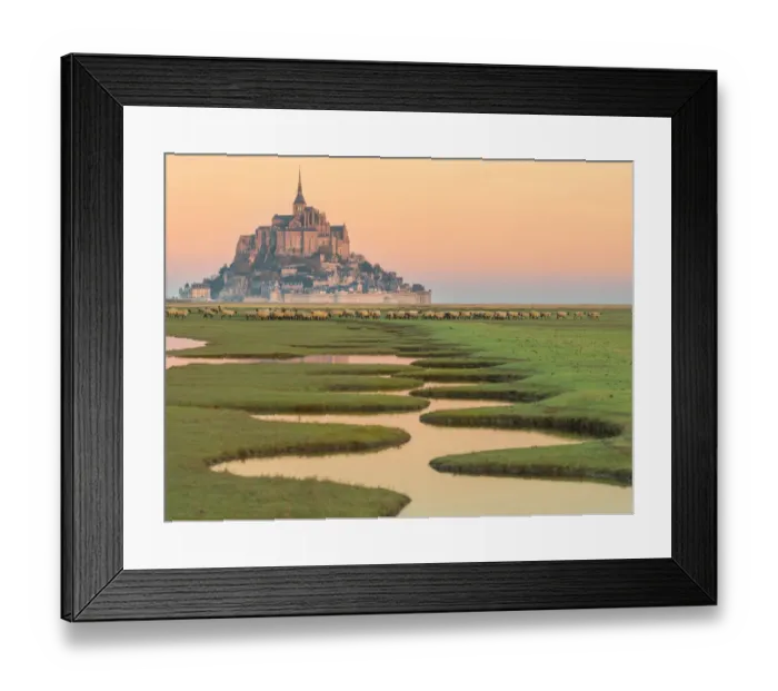 Framed Print : Mont Saint-Michel Framed Print : Mont Saint-Michel
