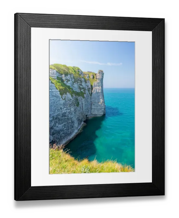 Framed Print : Coastline of etretat, Normandy, France Framed Print : Coastline of etretat, Normandy, France