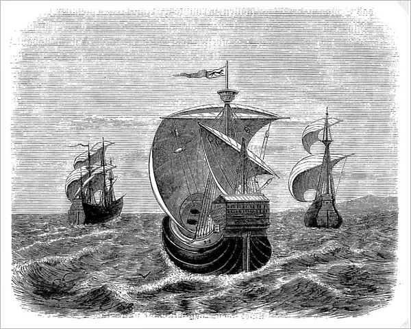 Nina, Pinta and Santa Maria - Christopher Columbus ships