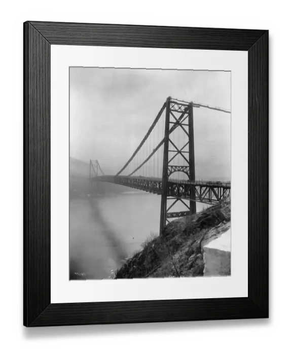 Framed Print : Bear Mountain Bridge In New York Framed Print : Bear Mountain Bridge In New York