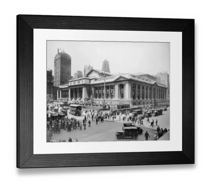 Framed Print : Public Library