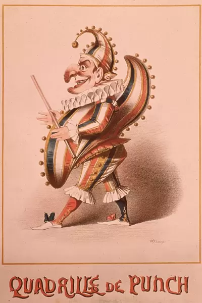 Mr Punch. circa 1890: Punch. Character derived