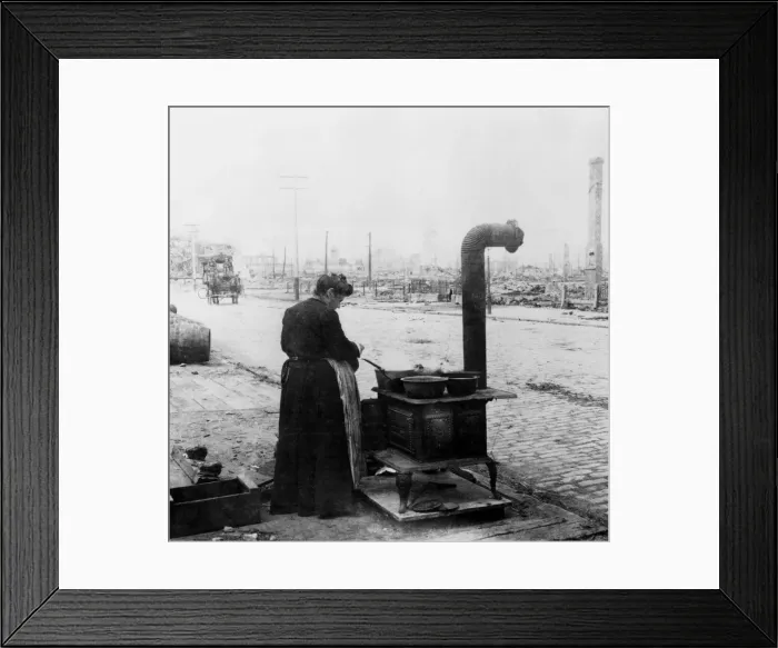 Framed Print : San Francisco 1906
