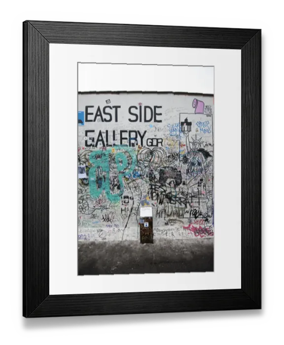 Framed Print : The Berlin Wall Framed Print : The Berlin Wall