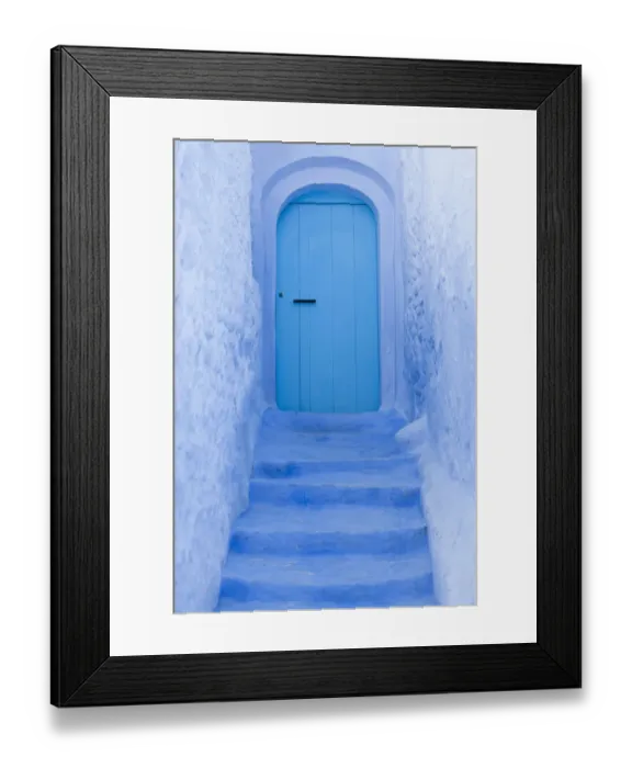 Framed Print : The colourful town of Chefchaoeun, Morocco