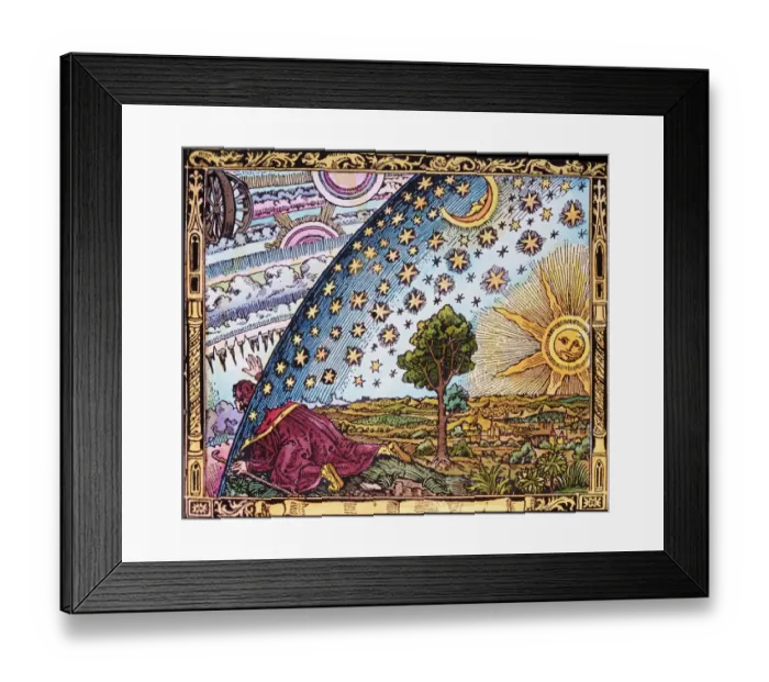 Framed Print : The Universe and Man Framed Print : The Universe and Man