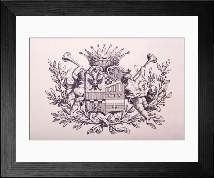 Framed Print : Coat of Arms of the Diana Framed Print : Coat of Arms of the Diana