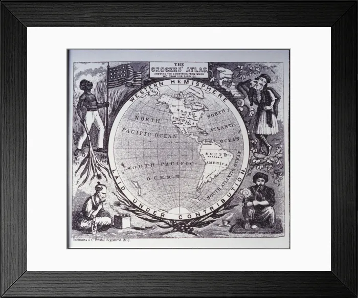 Framed Print : Western Hemisphere Framed Print : Western Hemisphere