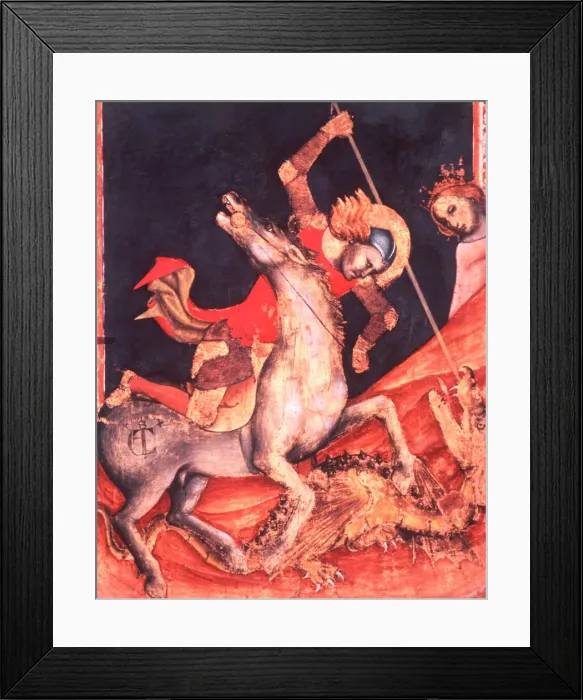 Framed Print : St. George and the Dragon Framed Print : St. George and the Dragon