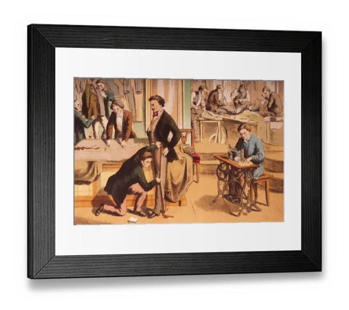 Framed Print : The Tailor Shop Framed Print : The Tailor Shop